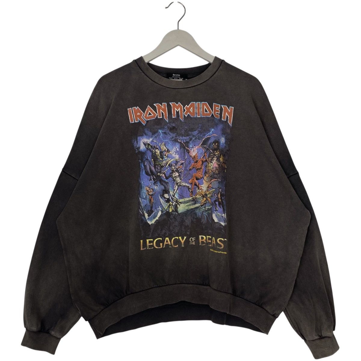 Vintage Vintage Iron Maiden Sweatshirt Crewneck Made In Portugal L Size US L / EU 52-54 / 3 - 1 Thumbnail