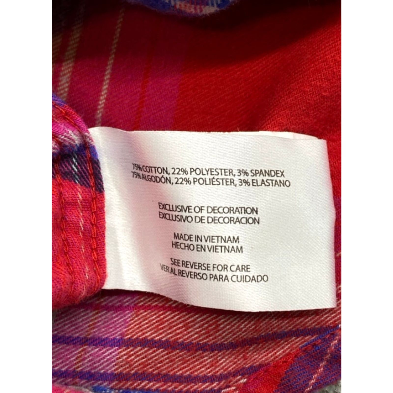 Orvis Orvis Shirt Women's M Plaid Long Sleeve Button-Up Multicolor Flannel Cotton Polyester Spandex Pockets 5963 Size M / US 6-8 / IT 42-44 - 7 Thumbnail