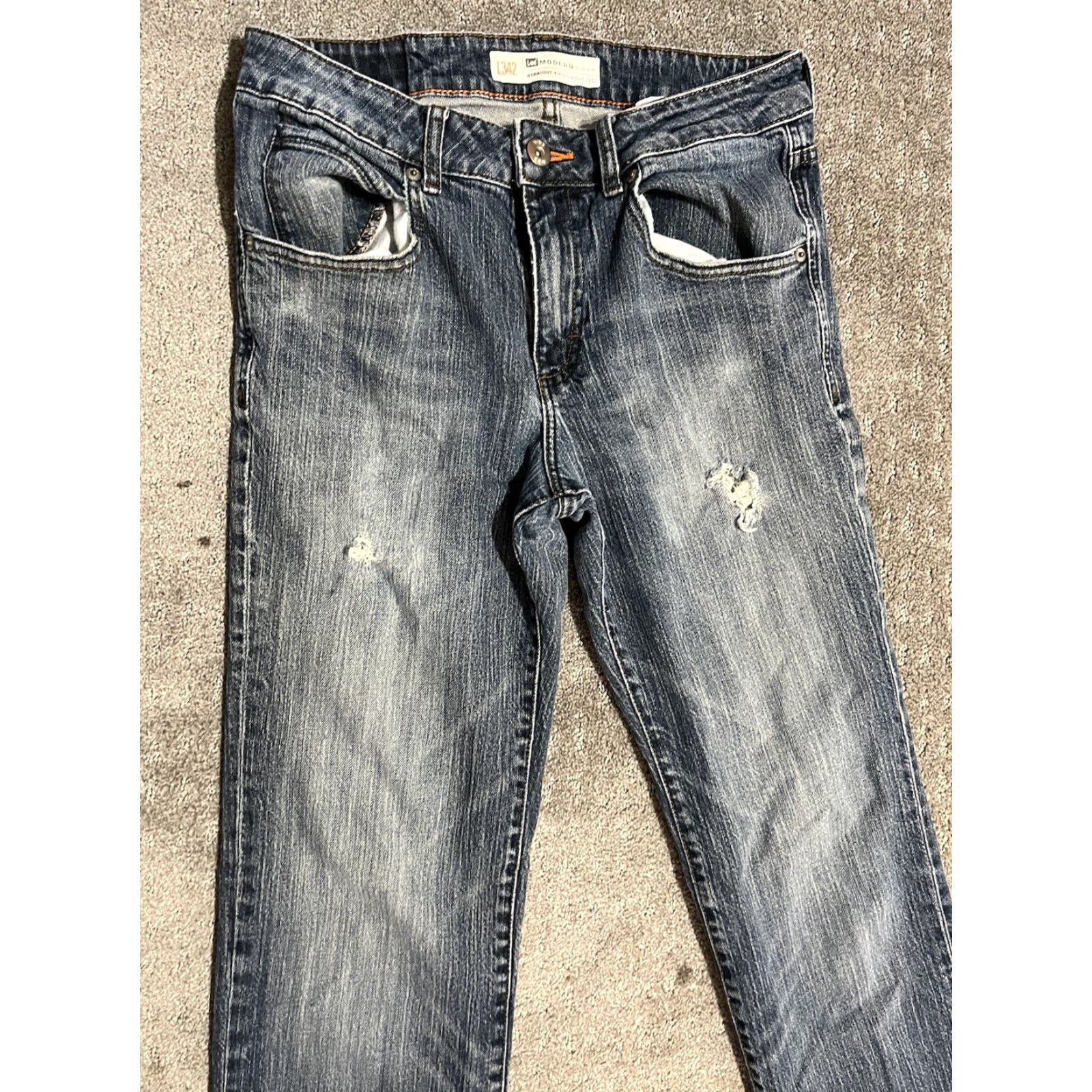 Lee VINTAGE Lee Modern Series Jeans Slim Fit Blue Stretch Denim Size 30x32 Mens Size US 30 / EU 46 - 5 Thumbnail