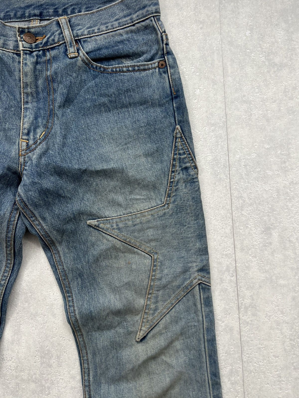 Hysteric Glamour HYSTERIC GLAMOUR KINKY STAR PATCH LOGO RARE Y2K JEANS Size US 30 / EU 46 - 8 Thumbnail