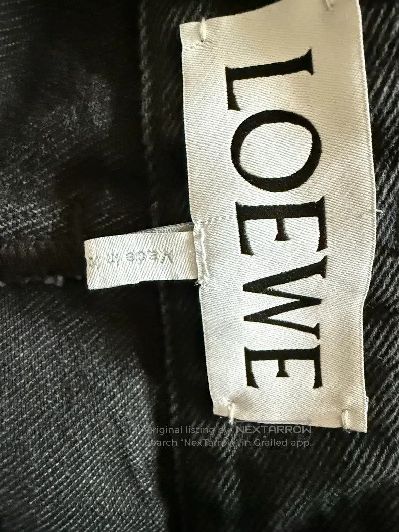 Loewe LOEWE High-Waisted Embossed Denim Pants Size 24" / US 00 / IT 34 - 5 Thumbnail