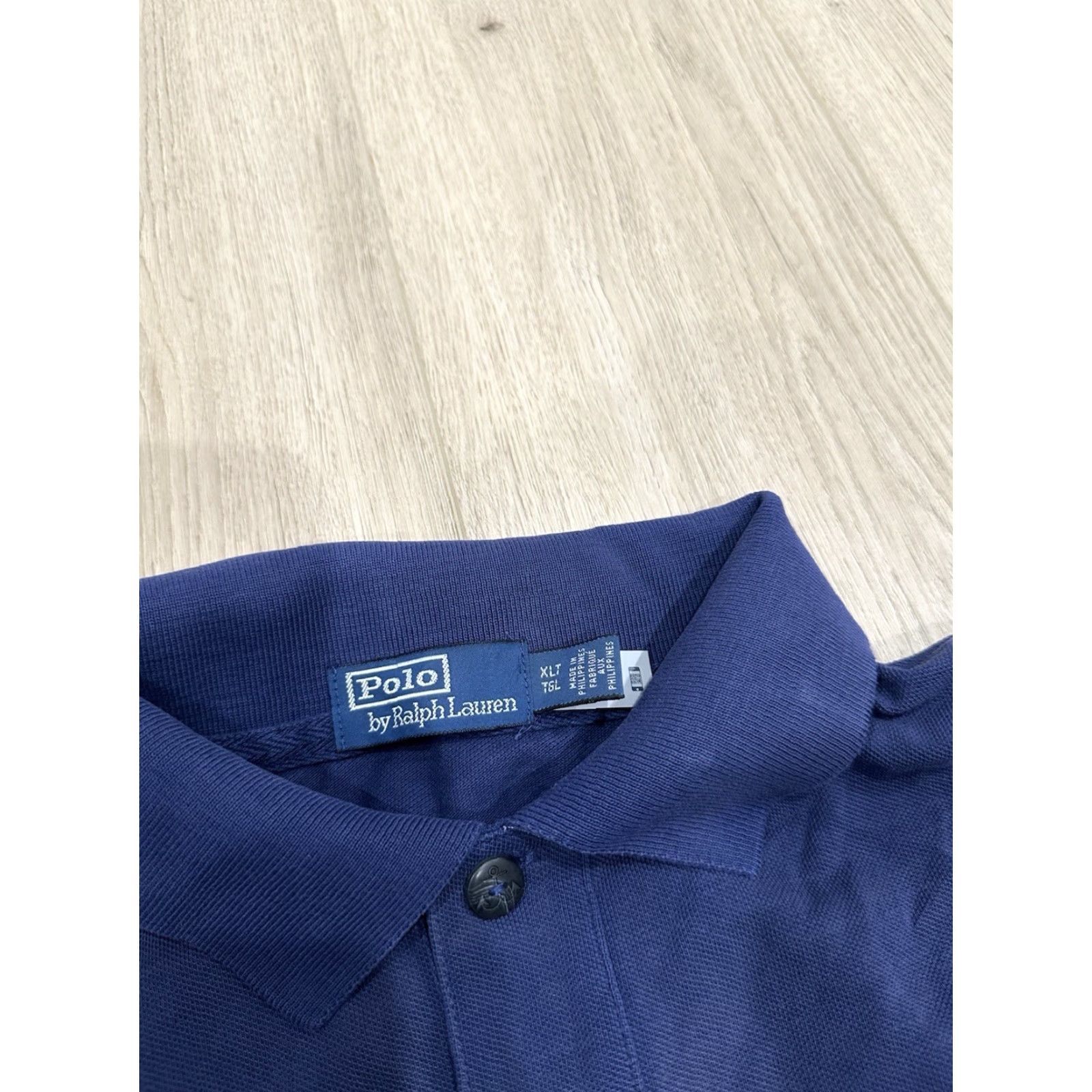 Polo Ralph Lauren Polo Ralph Lauren Polo Shirt Embroidered Anchor Navy XLT Tall Mens Shirt Size US XL / EU 56 / 4 - 7 Thumbnail