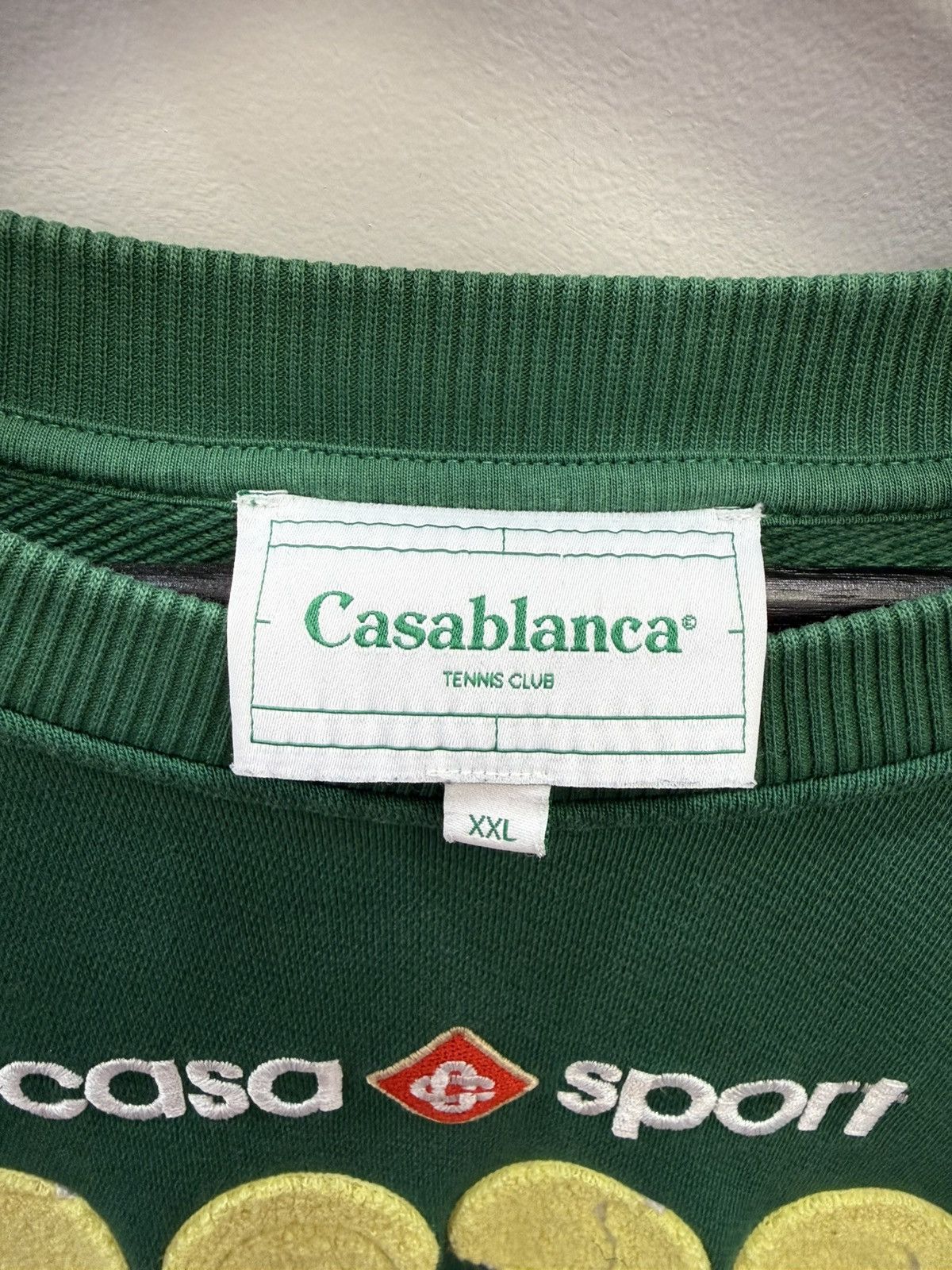 Casablanca Casablanca Green Tennis SweatSuit Size US XXL / EU 58 / 5 - 7 Thumbnail