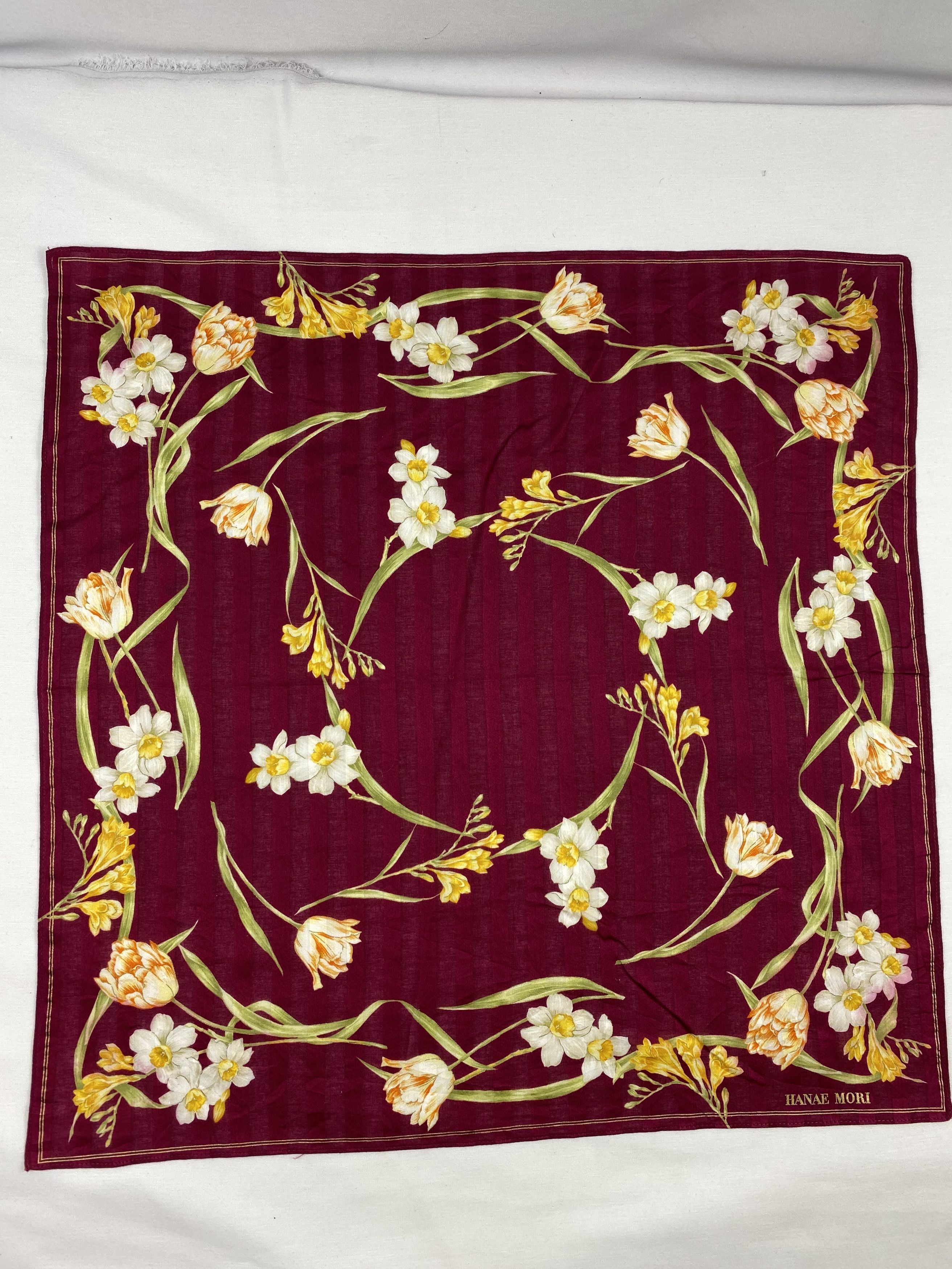 Hanae Mori Hanae Mori Handkerchief / Bandana / Neckerchief Size ONE SIZE - 3 Thumbnail