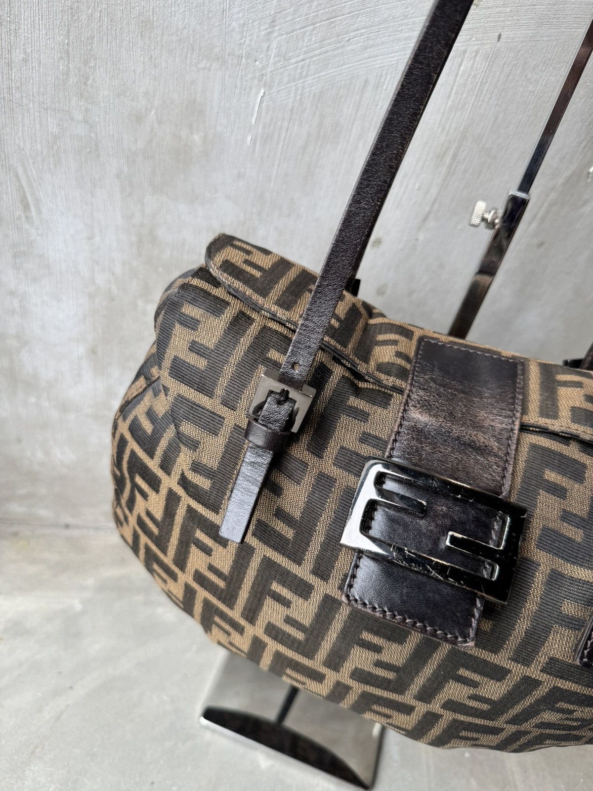 Fendi Fendi Zucca Baguette Half Moon Size ONE SIZE - 3 Thumbnail