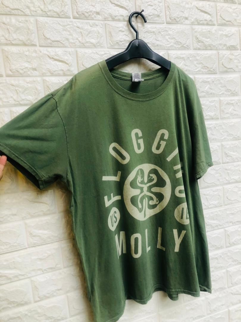 Band Tees × Vintage Vintage Flogging Molly Ska Punk Japn Designer Fashion Style Size US XL / EU 56 / 4 - 4 Thumbnail