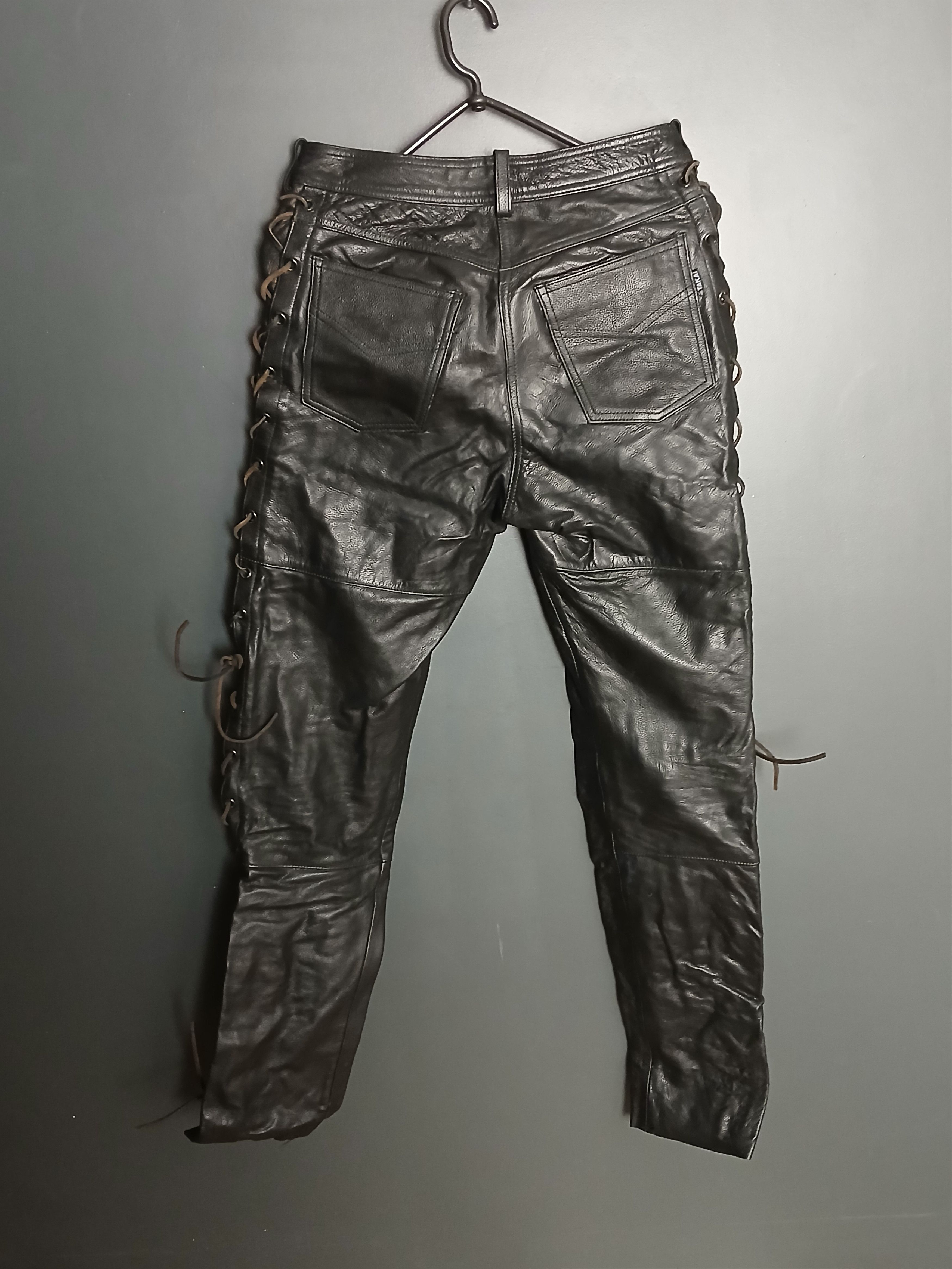 Leather Vintage Takai Leather Pants Size US 38 / EU 54 - 2 Thumbnail