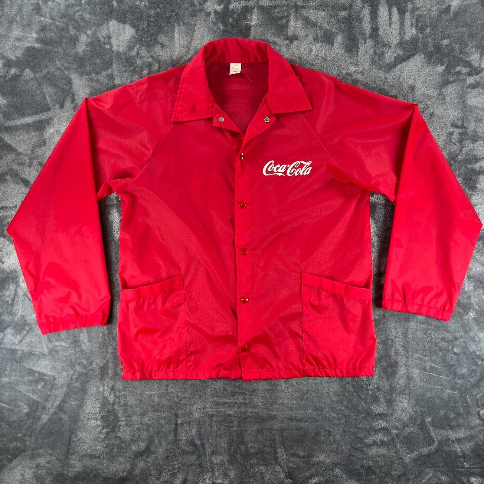 Coca Cola Coca Cola Windbreaker Jacket Men M Vintage Employee Made in Size US M / EU 48-50 / 2 - 1 Thumbnail