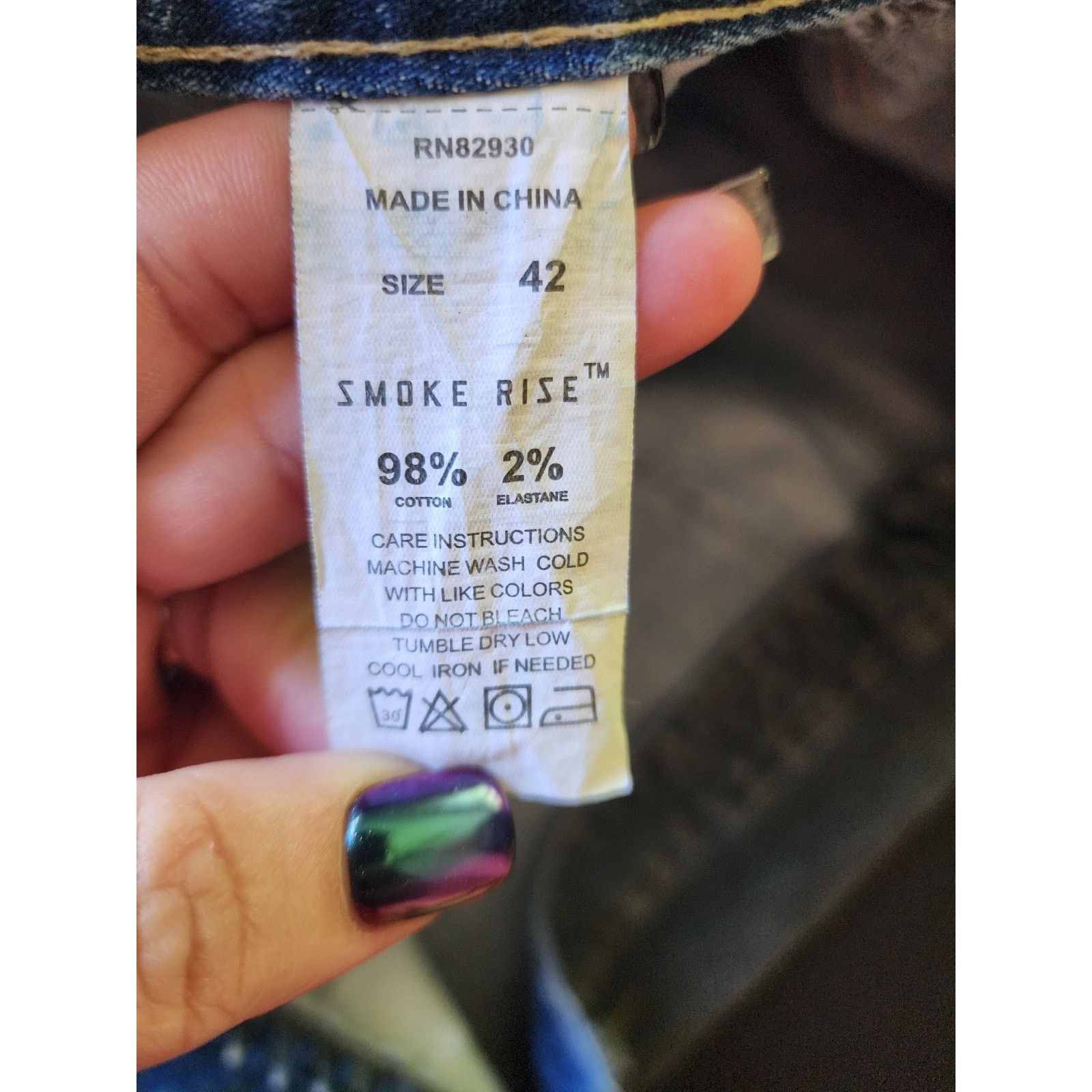 Smoke Rise smoke rise denim distress shorts 42 Size US 42 / EU 58 - 8 Thumbnail