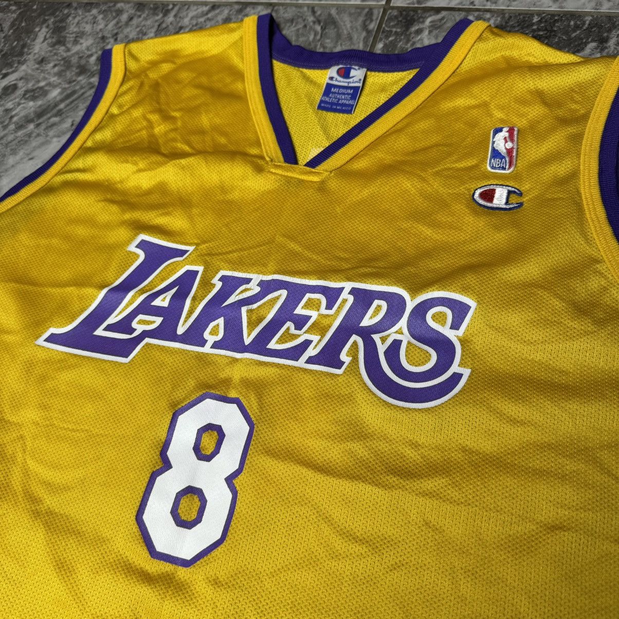 NBA × Vintage Vintage RARE Kobe Bryant #8 Lakers NBA Champion Jersey Size US M / EU 48-50 / 2 - 3 Thumbnail