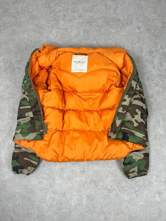 Polo Ralph Lauren 2000s Ralph Lauren USA Flag Camo Puffer Jacket Size US M / EU 48-50 / 2 - 8 Thumbnail