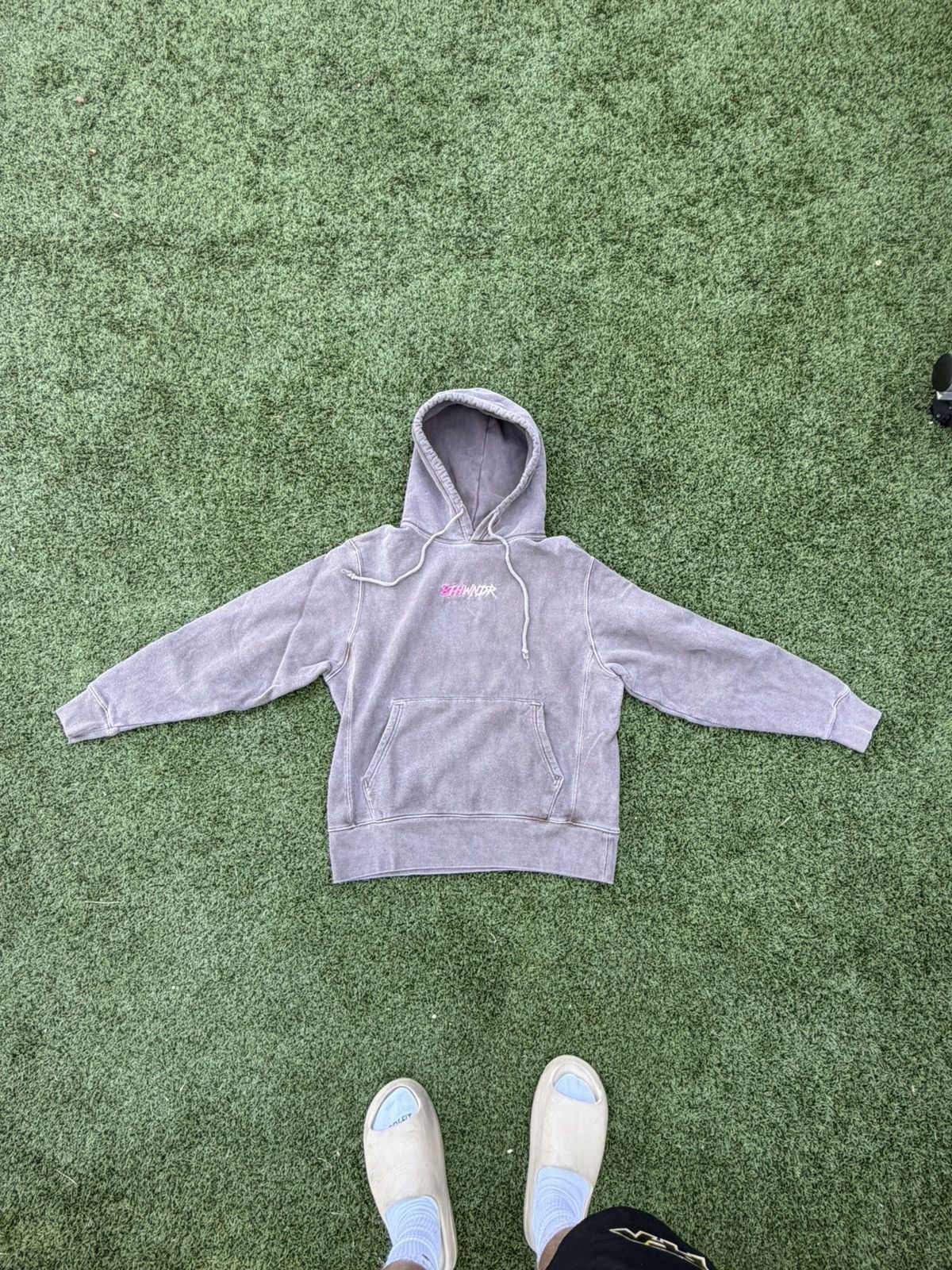 8THWNDR 8thwndr brown logo hoodie - exclusive drop in 2021 Size US L / EU 52-54 / 3 - 1 Thumbnail