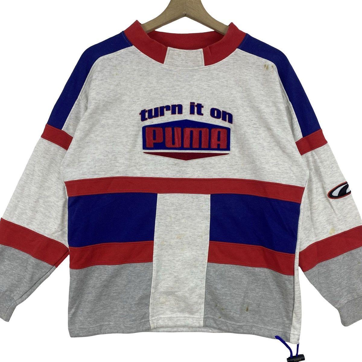 Puma Vintage 90s PUMA Turn It On Sweatshirt Pullover Crewneck Big Size US M / EU 48-50 / 2 - 6 Thumbnail