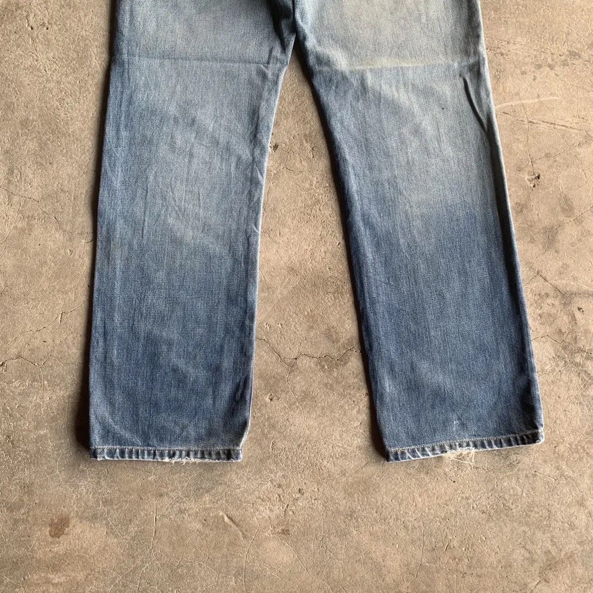 Edwin DISTRESSED! Vtg Edwin 503 RegularFit Blue Wash Jeans Pants Size US 30 / EU 46 - 14 Thumbnail
