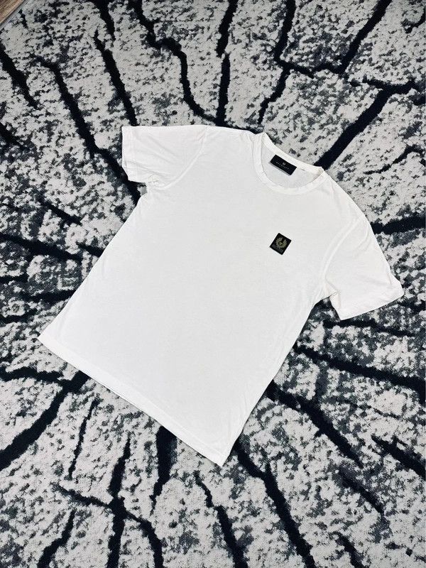 Belstaff Belstaff T-shirt white logo M Size US M / EU 48-50 / 2 - 2 Thumbnail