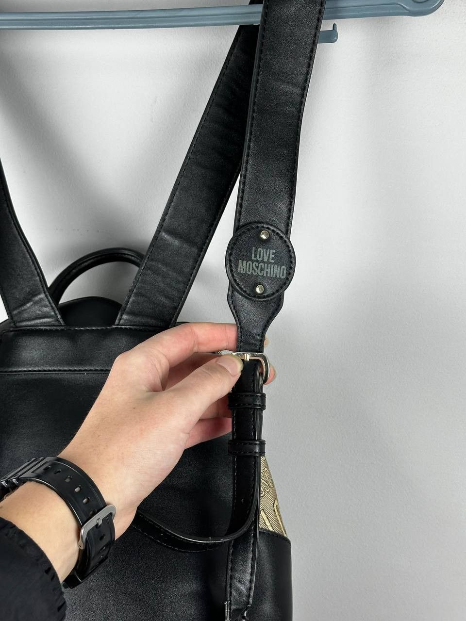 Moschino Love Moschino Luxury Leather Iconic Backpack Size ONE SIZE - 11 Thumbnail