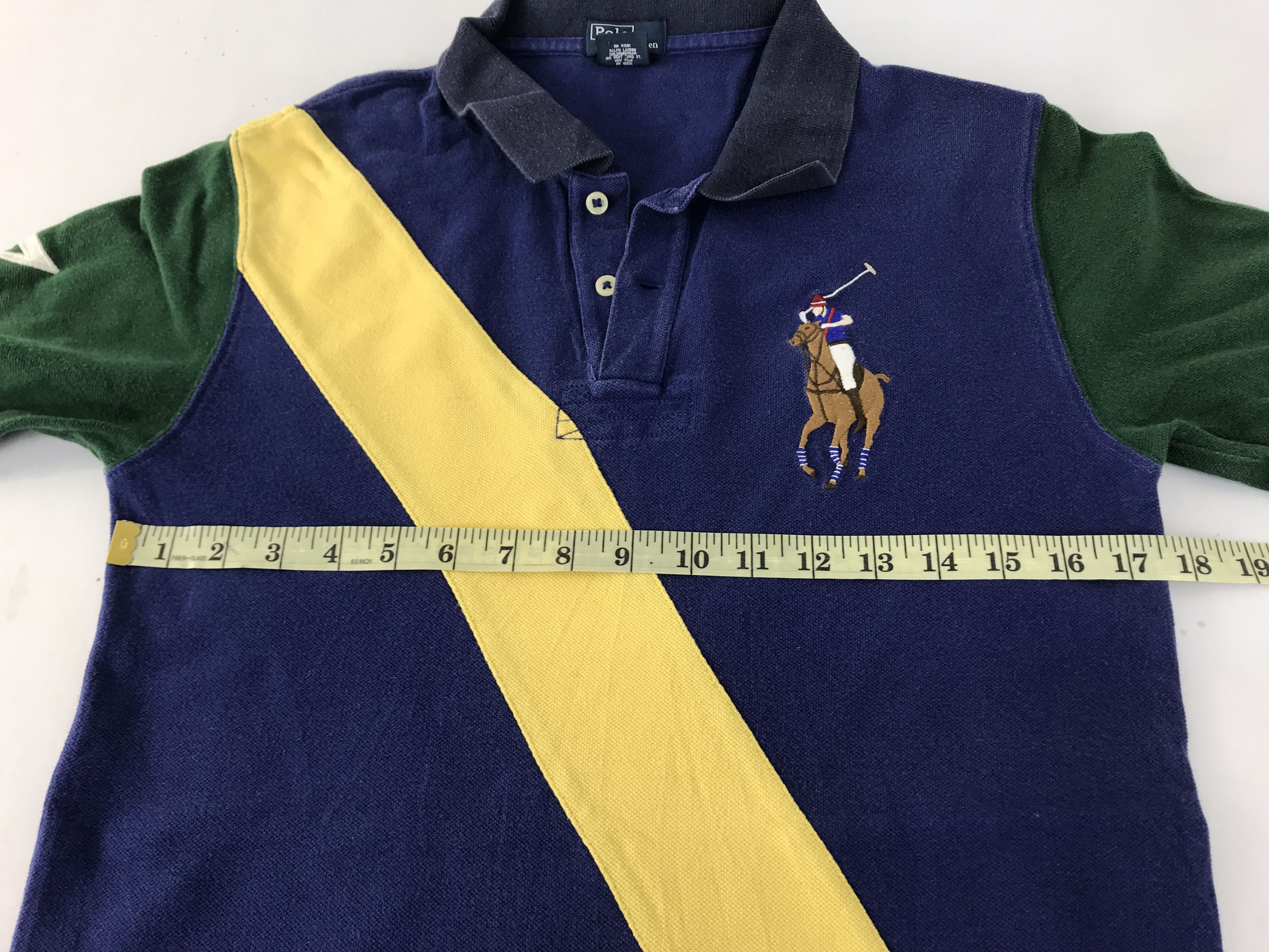 Polo Ralph Lauren Polo Ralph Lauren #3 Embroidery Logo Block Big Pony Tee Size US S / EU 44-46 / 1 - 11 Thumbnail
