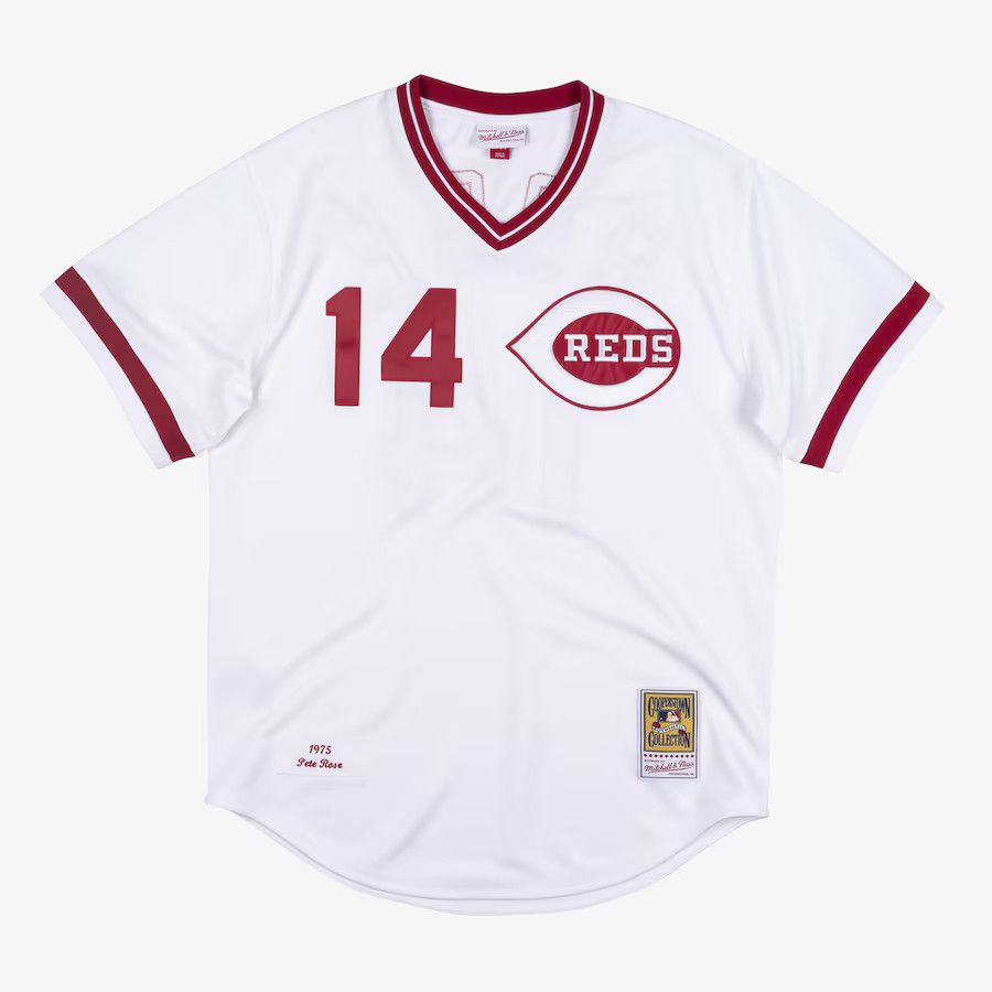 Mitchell & Ness Cincinnati Reds Pete Rose Mitchell & Ness Authentic Jersey Size US L / EU 52-54 / 3 - 3 Thumbnail