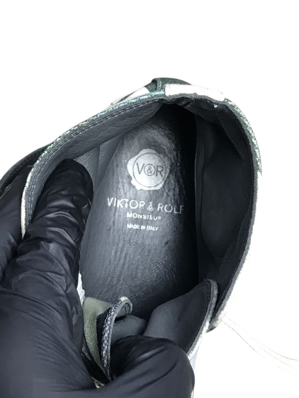 Viktor & Rolf Viktor & Rolf Camo White Suede Sneakers Size US 6 / EU 39 - 4 Thumbnail