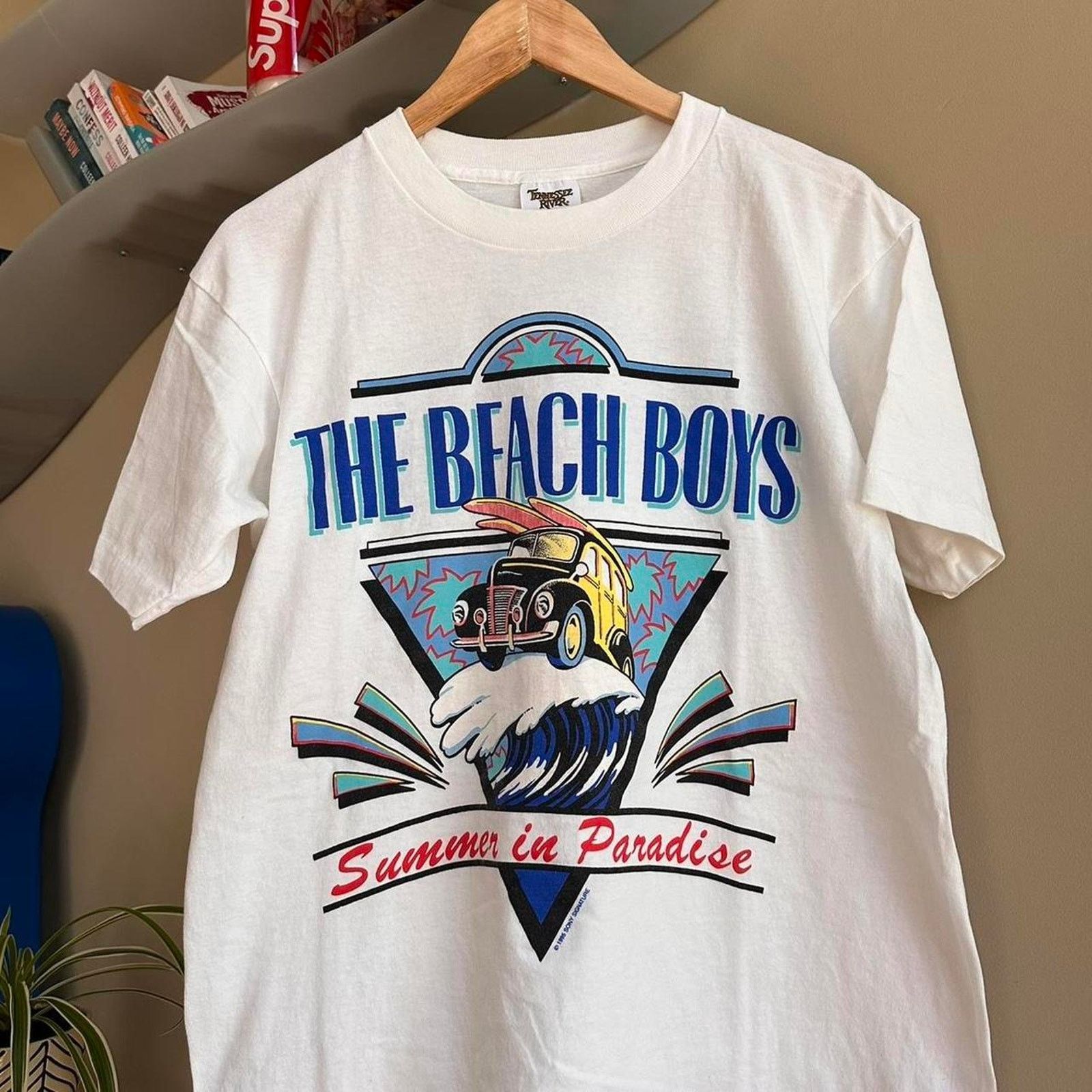 Band Tees × Vintage Vintage 1995 Beach Boys Band Shirt Size US M / EU 48-50 / 2 - 2 Thumbnail
