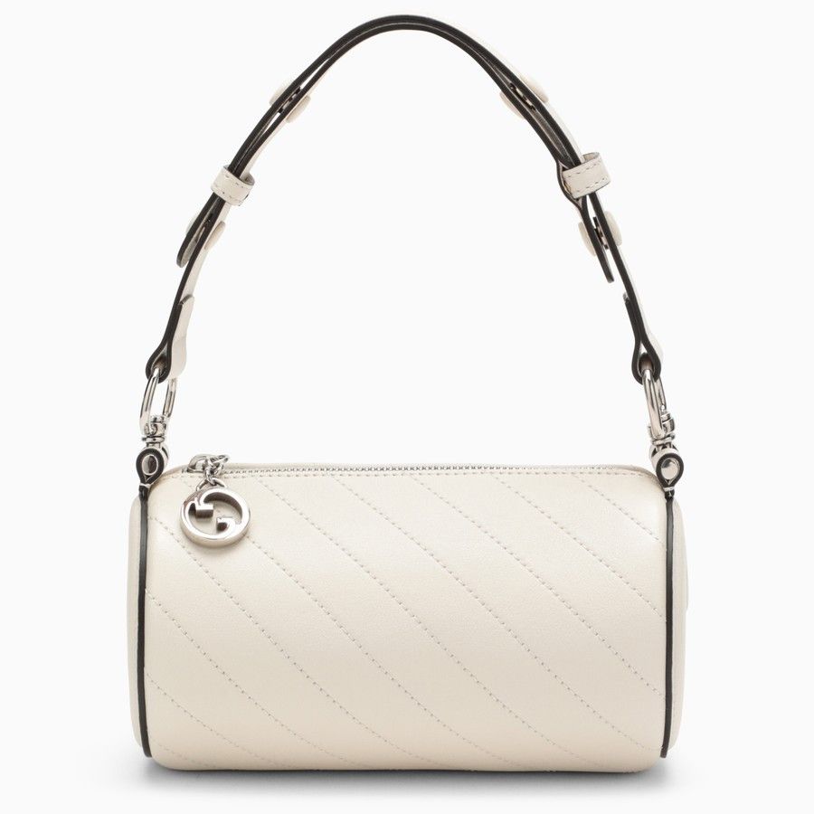 o1d2blof0824 Size: OS / Blondie Mini Leather Bag in Ivory