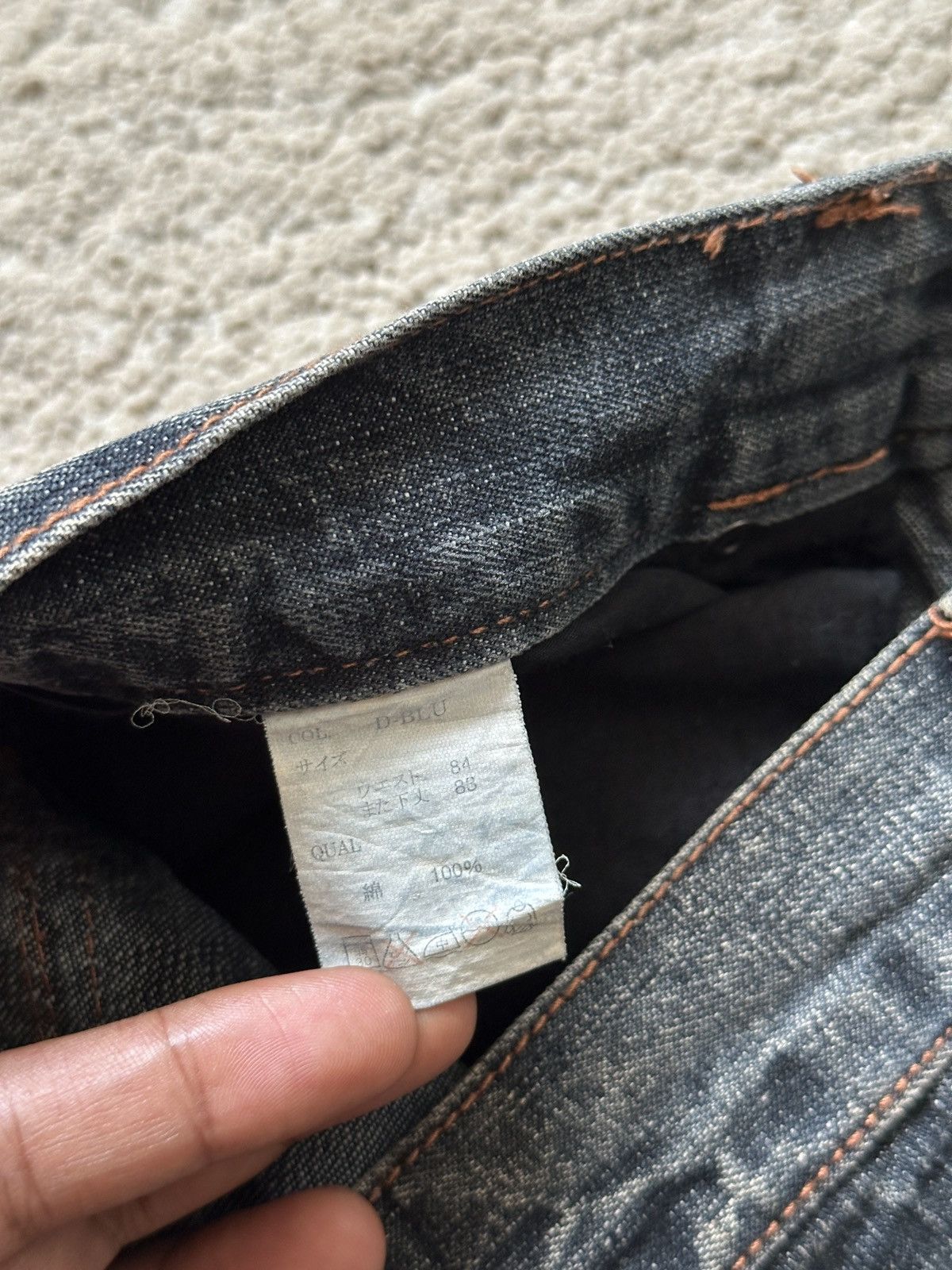 LOWBOX 2000s Lowbox Stonewash Jeans Size US 32 / EU 48 - 18 Thumbnail