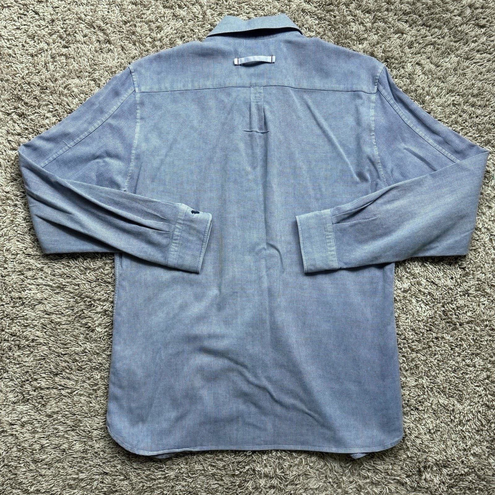 Robert Graham Robert Graham Blue Button Up LS Shirt Size L Tailored Fit Size US L / EU 52-54 / 3 - 5 Thumbnail