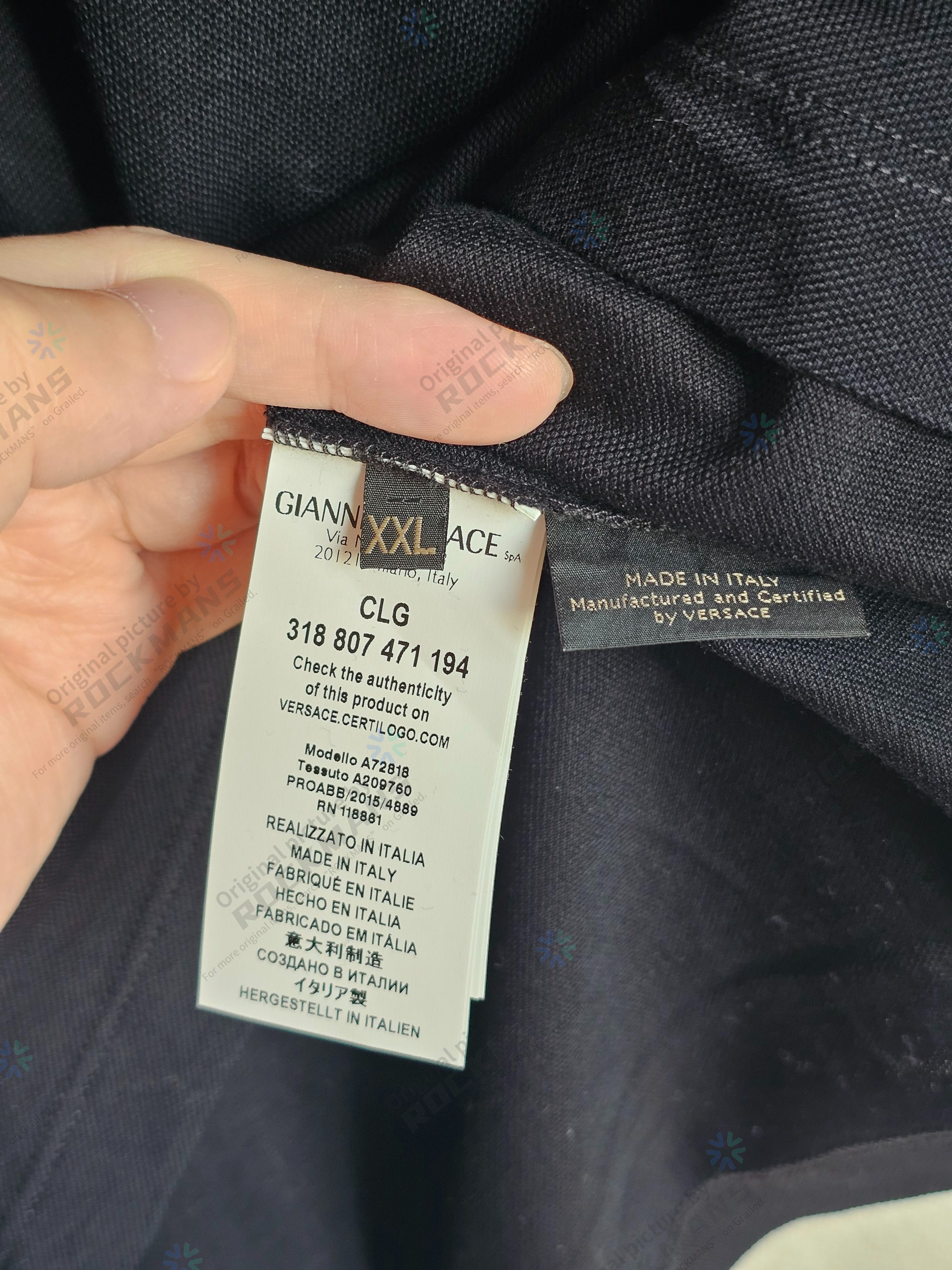 Versace Versace Men's Greca polo shirts size XXL Size US XXL / EU 58 / 5 - 5 Thumbnail