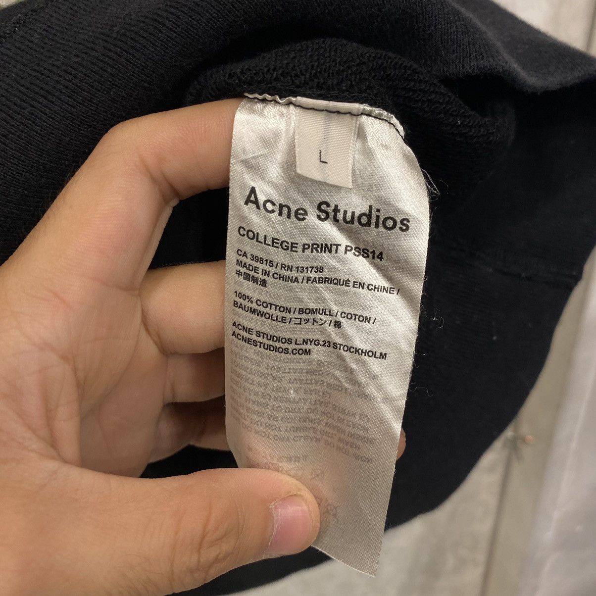 Acne Studios Acne Studios Sweatshirt Size L / US 10 / IT 46 - 4 Thumbnail