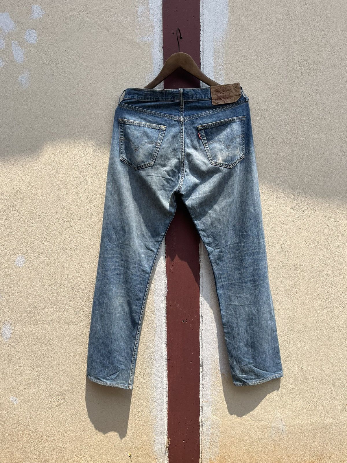Vintage Thrashed Faded levi’s 501 grunge Size US 33 - 5 Thumbnail