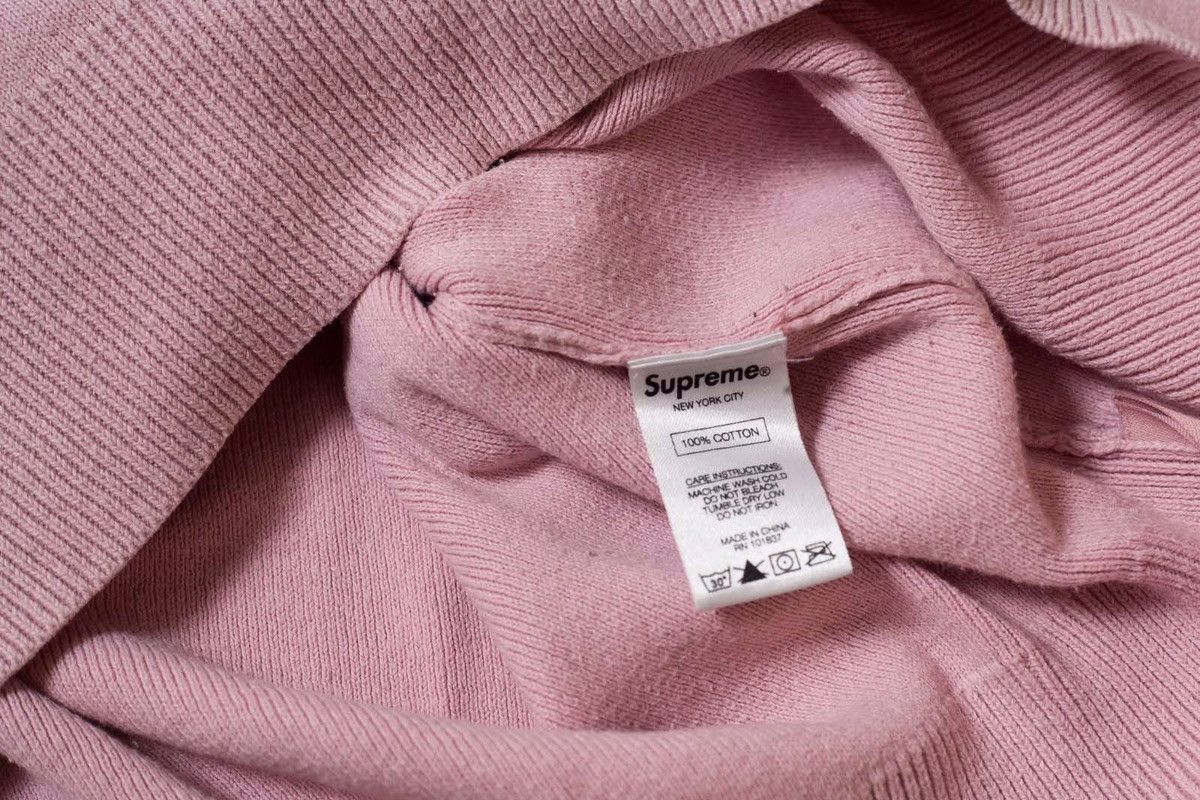 Supreme supreme logo pink sweater Size US M / EU 48-50 / 2 - 6 Thumbnail