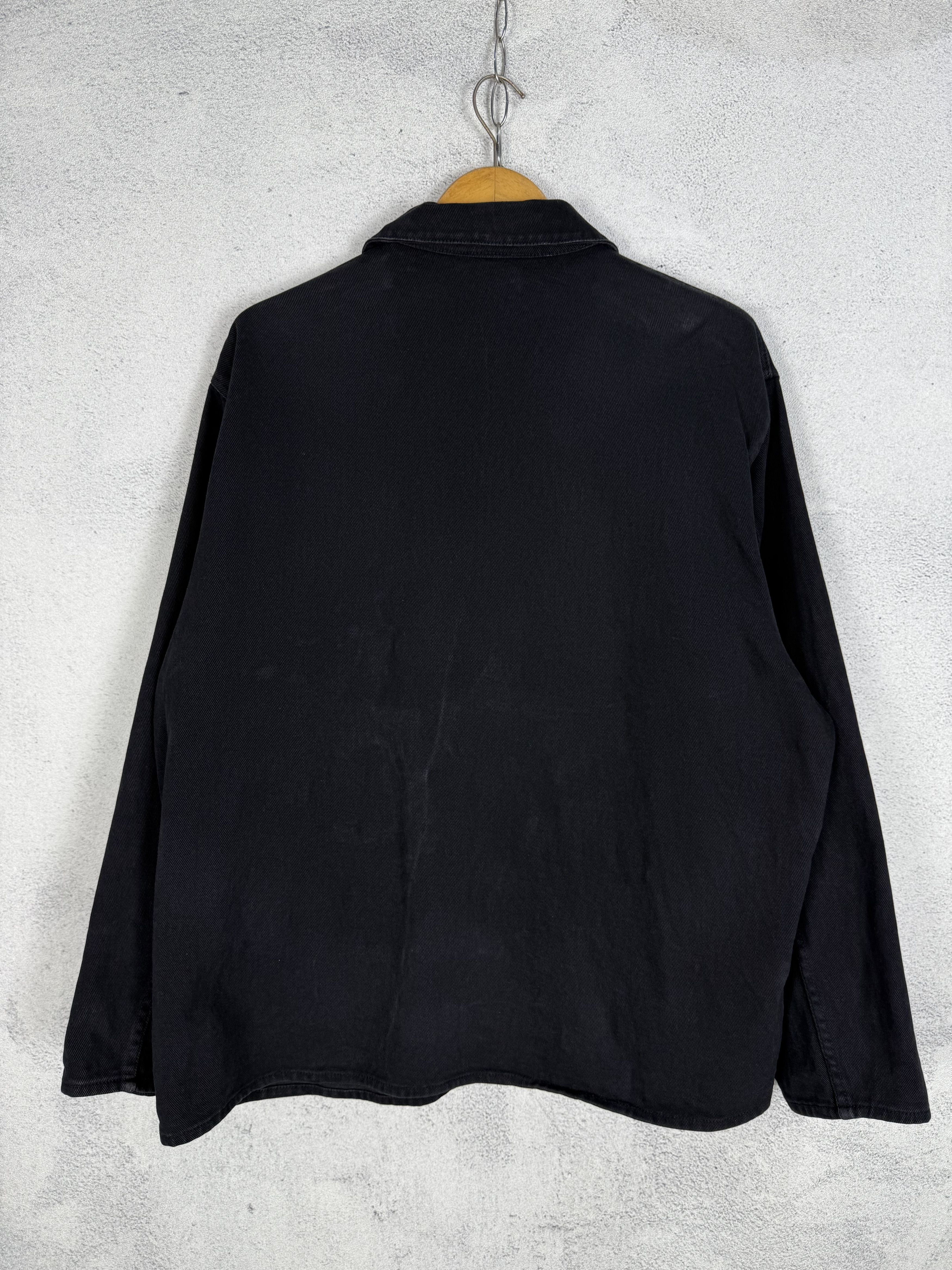 Japanese Brand Lafudge Big Pocket Black Outer Shirt Size US L / EU 52-54 / 3 - 9 Thumbnail