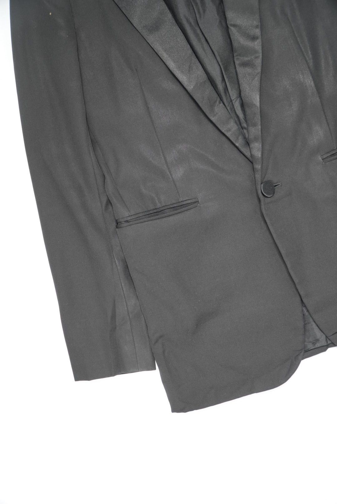 Saint Laurent Paris Saint Laurent Black Smoking Blazer Size 34S - 4 Thumbnail
