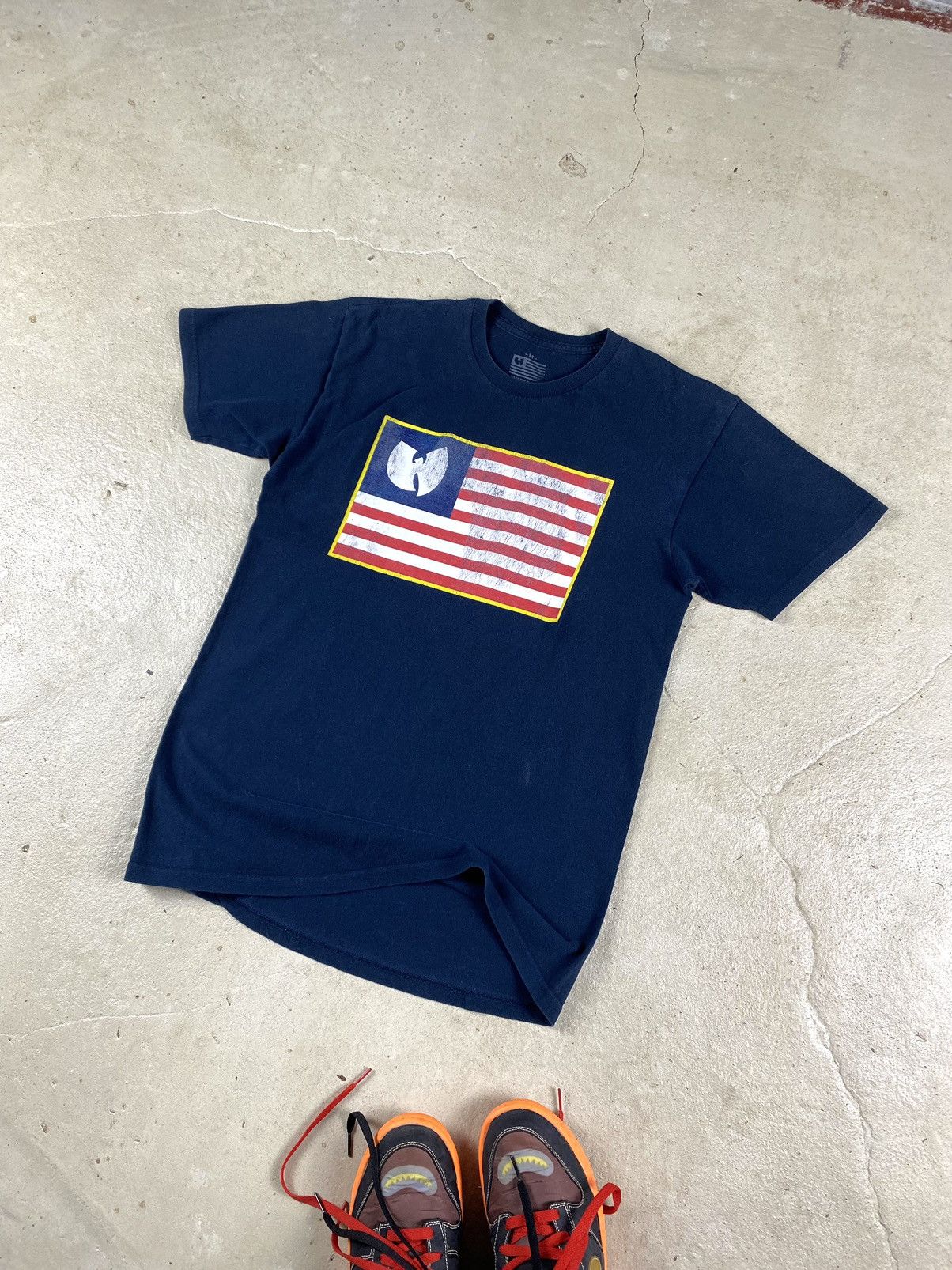 Rap Tees × Vintage × Wu-Tang Clan Vintage 2000's Wu Tang Clan T Shirt Logo Y2K Rap Hip Hop Size US M / EU 48-50 / 2 - 1 Thumbnail