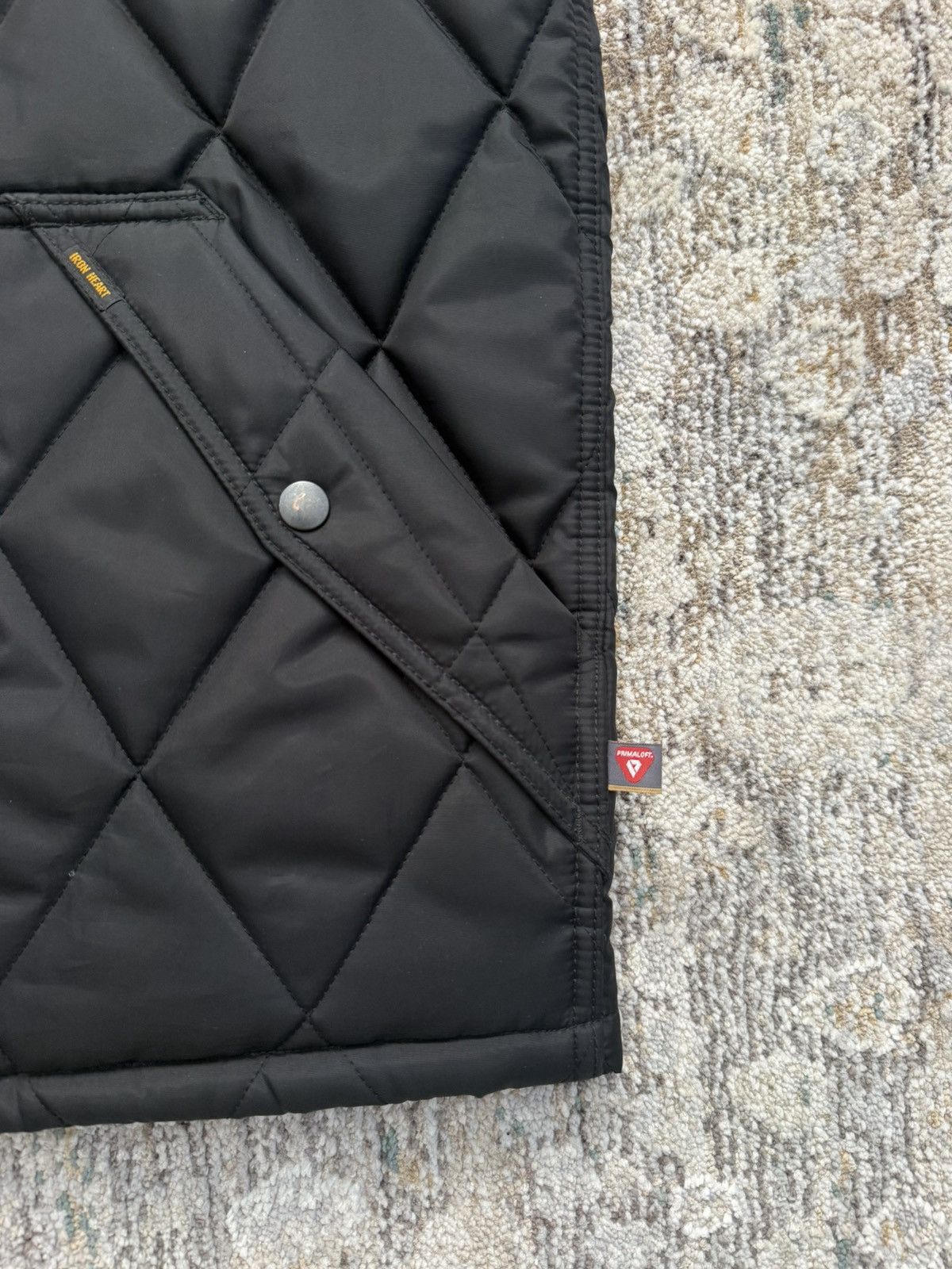 Iron Heart Iron Heart Primaloft Gold Quilted Vest IHV-44-BLK Size US M / EU 48-50 / 2 - 3 Thumbnail