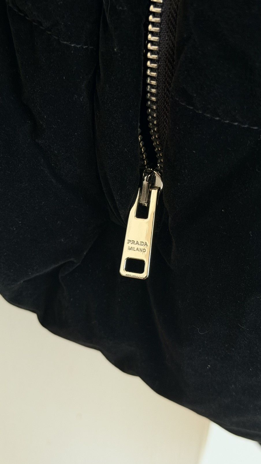Prada PRADA Velvet Cropped Down Jacket Size US S / EU 44-46 / 1 - 9 Thumbnail