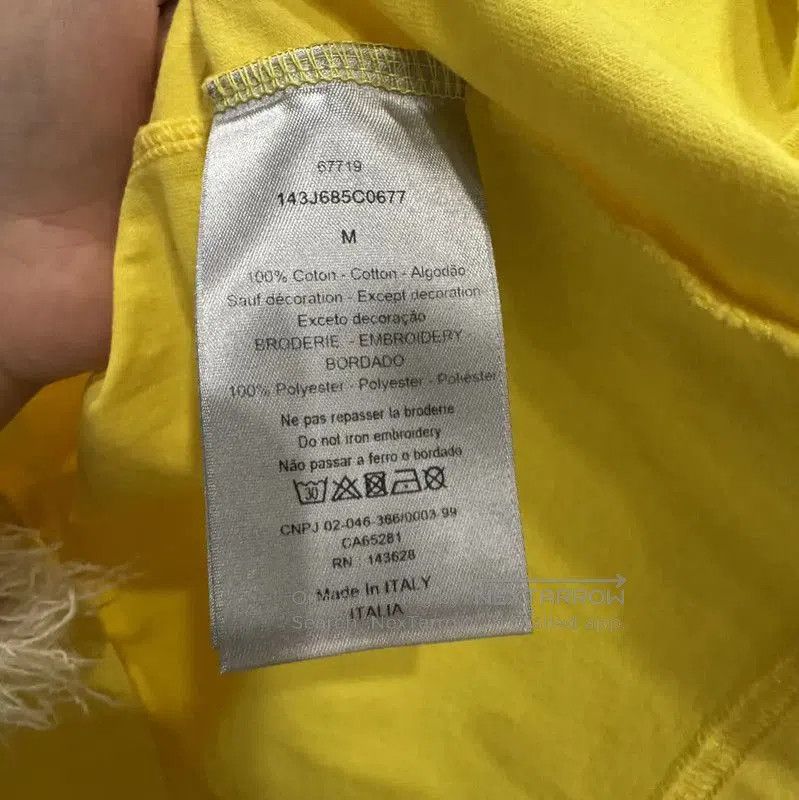 Dior Dior Yellow Cotton T. Size M / US 6-8 / IT 42-44 - 5 Thumbnail