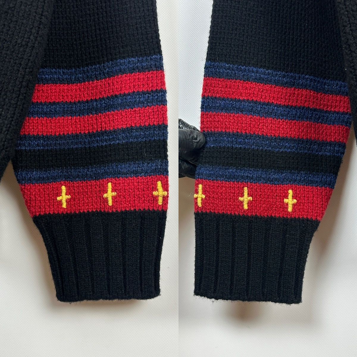 Polo Ralph Lauren Polo Ralph Lauren x Naiomi Glasses Wool/Cashmere Sweater Size US XXL / EU 58 / 5 - 10 Thumbnail