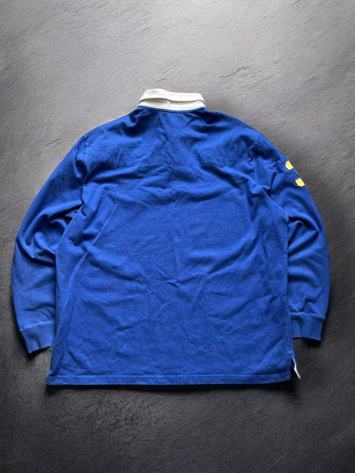Polo Ralph Lauren × Vintage Vintage Y2K Polo Ralph Lauren #3 Chief Keef Royal Rugby Polo Size US XL / EU 56 / 4 - 4 Thumbnail