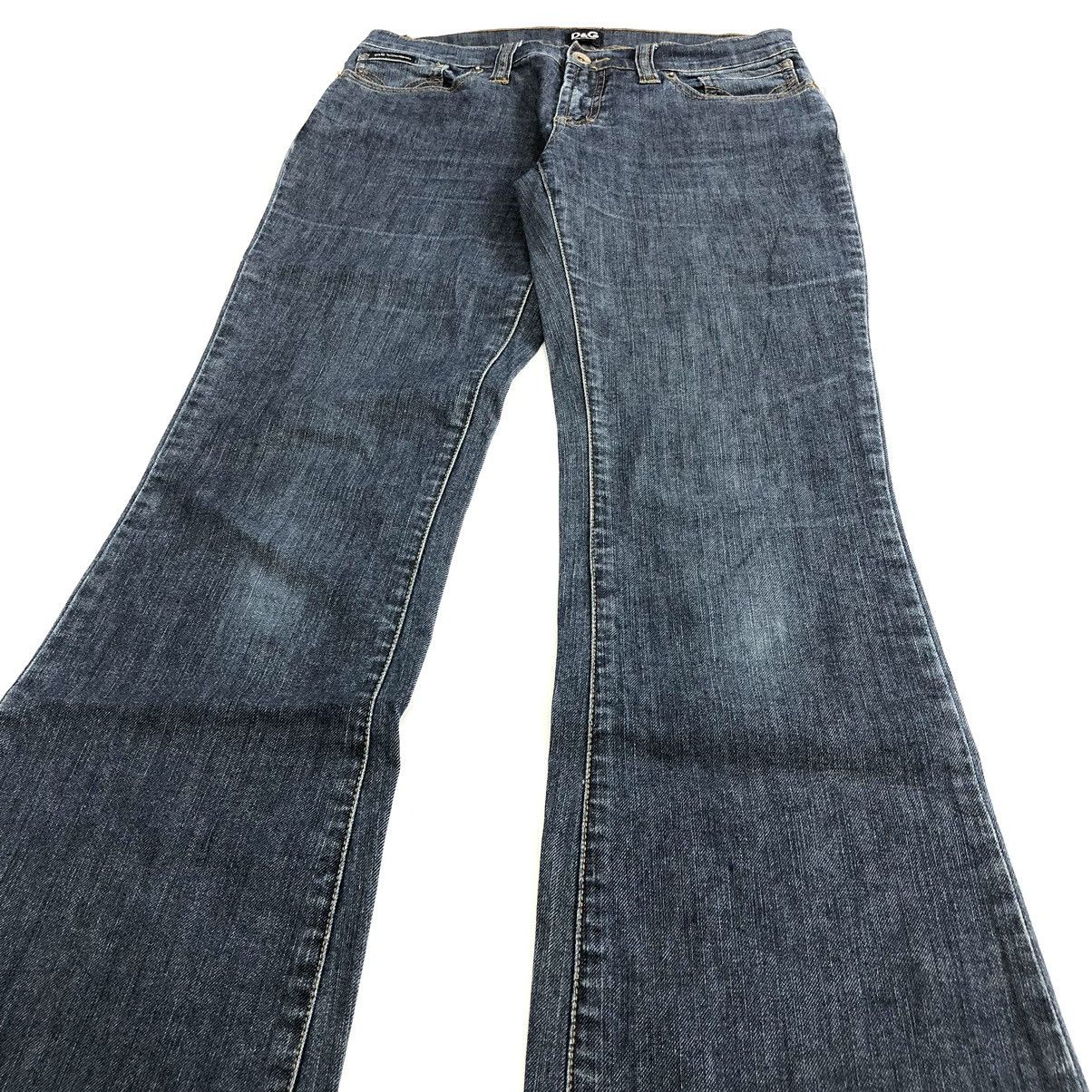 Designer × Dolce & Gabbana × Vintage Vintage Dolce & Gabbana Studded Boot Cut Flared Jeans Size US 27 - 14 Thumbnail