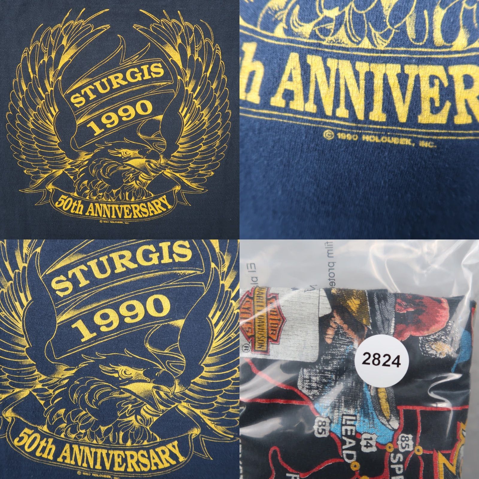 Harley Davidson VINTAGE Harley-Davidson Shirt Mens S Black 1990s Sturgis Single Stitch T-Shirt Graphic Print Comfort Retro 90s Grunge Outdoor Logo Used Stitch Size US S / EU 44-46 / 1 - 9 Thumbnail