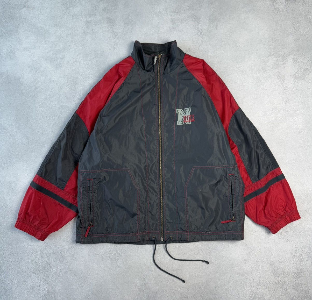 Nike Vintage 90s Nike Beaverton Oregon Nylon Track Jacket Size US L / EU 52-54 / 3 - 2 Thumbnail