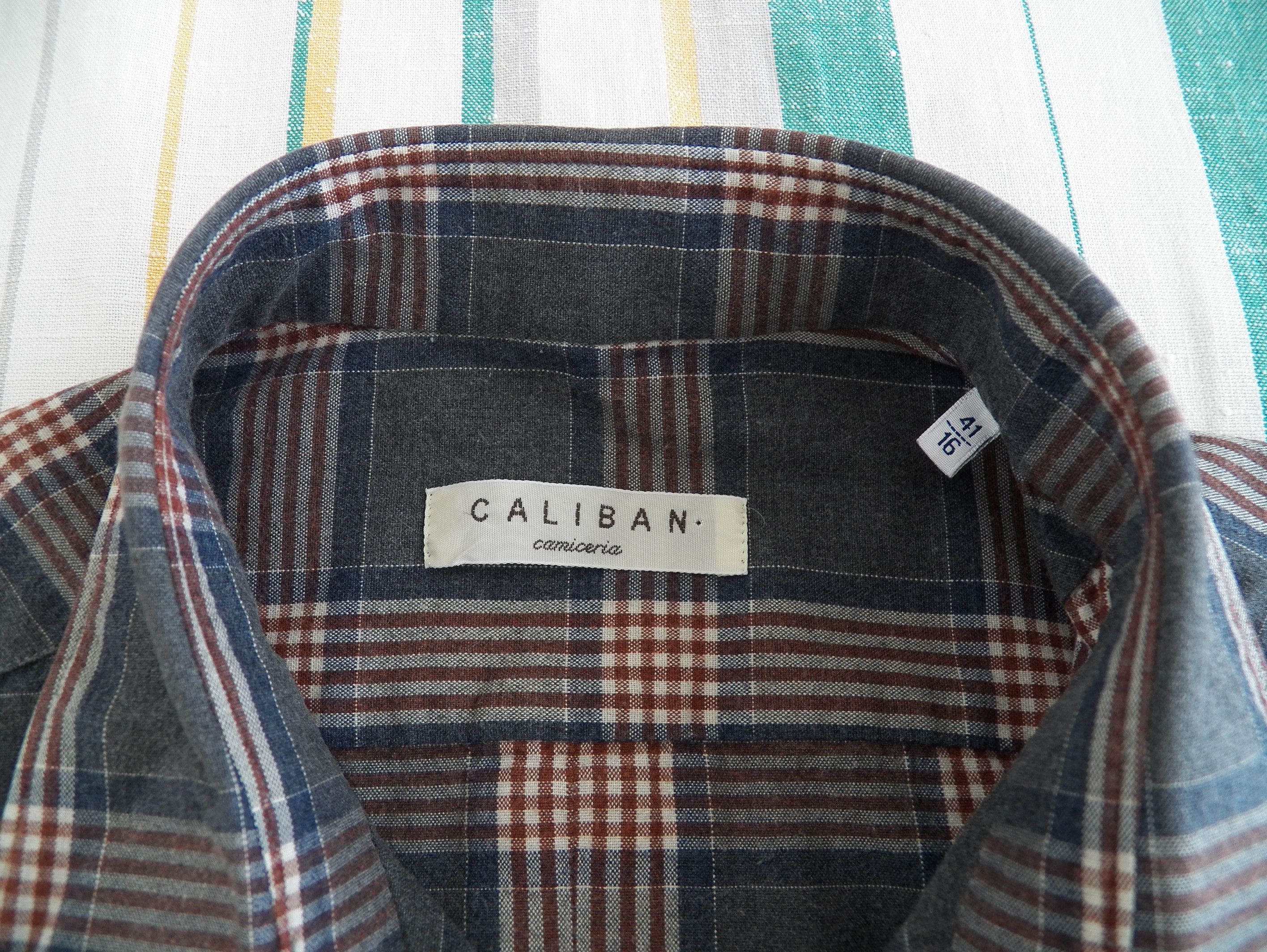 Other Caliban Camiceria Dress Shirt Plaid Cotton 16 41 Slim Fit Size US M / EU 48-50 / 2 - 3 Thumbnail