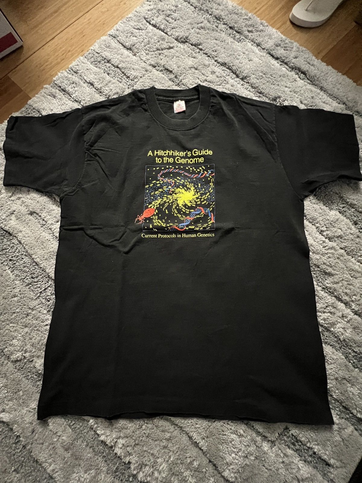 Fruit Of The Loom Vintage Hitchhiker t shirt Size US XL / EU 56 / 4 - 2 Thumbnail