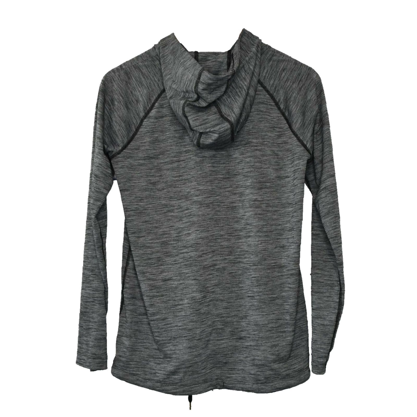 Under Armour Under Armour HeatGear Hoodie Long Sleeve Shirt Womens Small Gray Pullover Hooded Activewear II Size S / US 4 / IT 40 - 2 Thumbnail