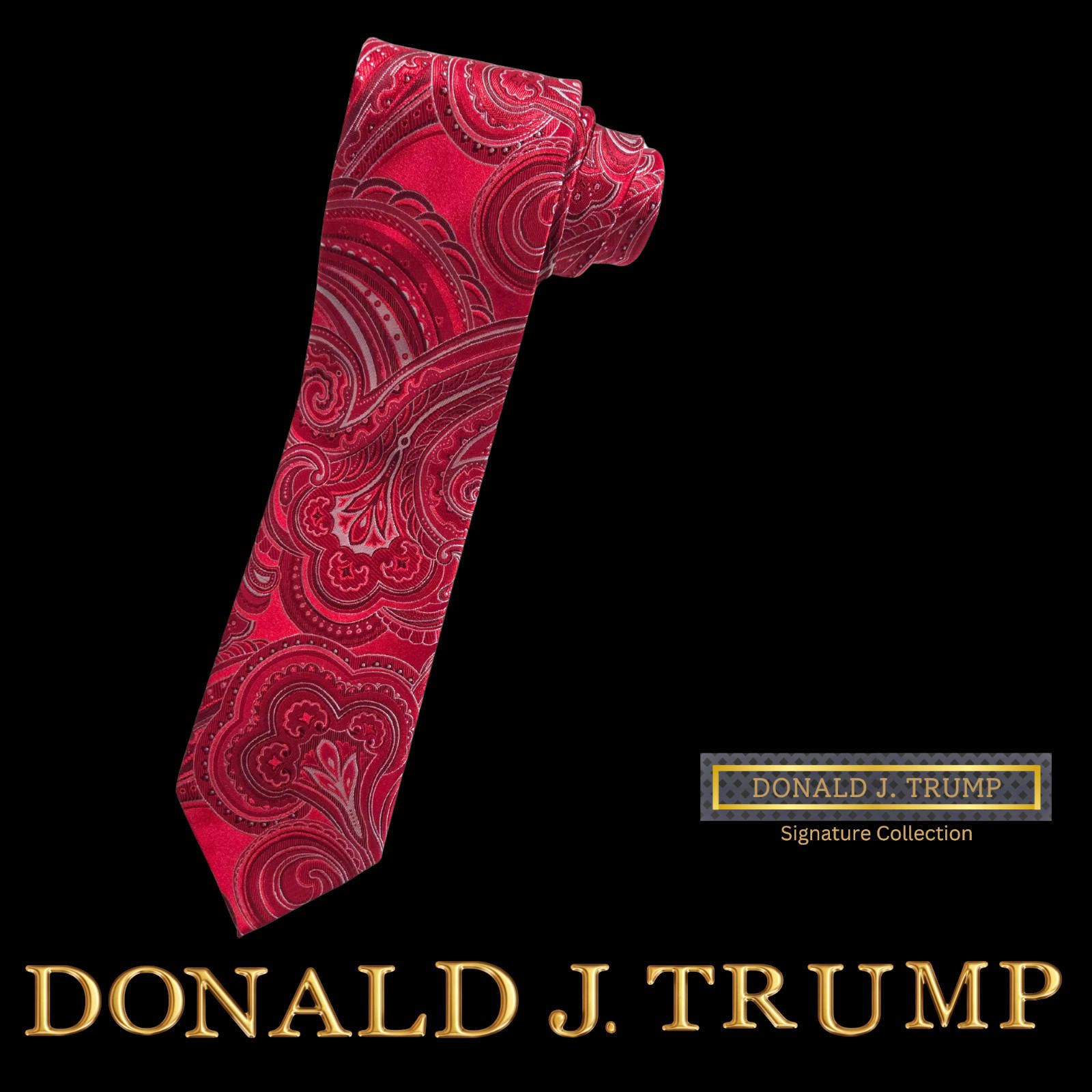 Donald Trump Tie Presidential Memorabilia Red Patriotic