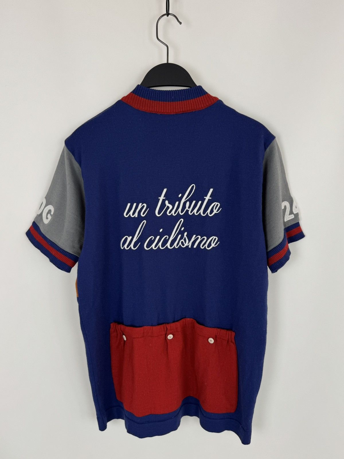 Other Blue de Genes Tributo Cycling Wool Jersey Size US XL / EU 56 / 4 - 8 Thumbnail