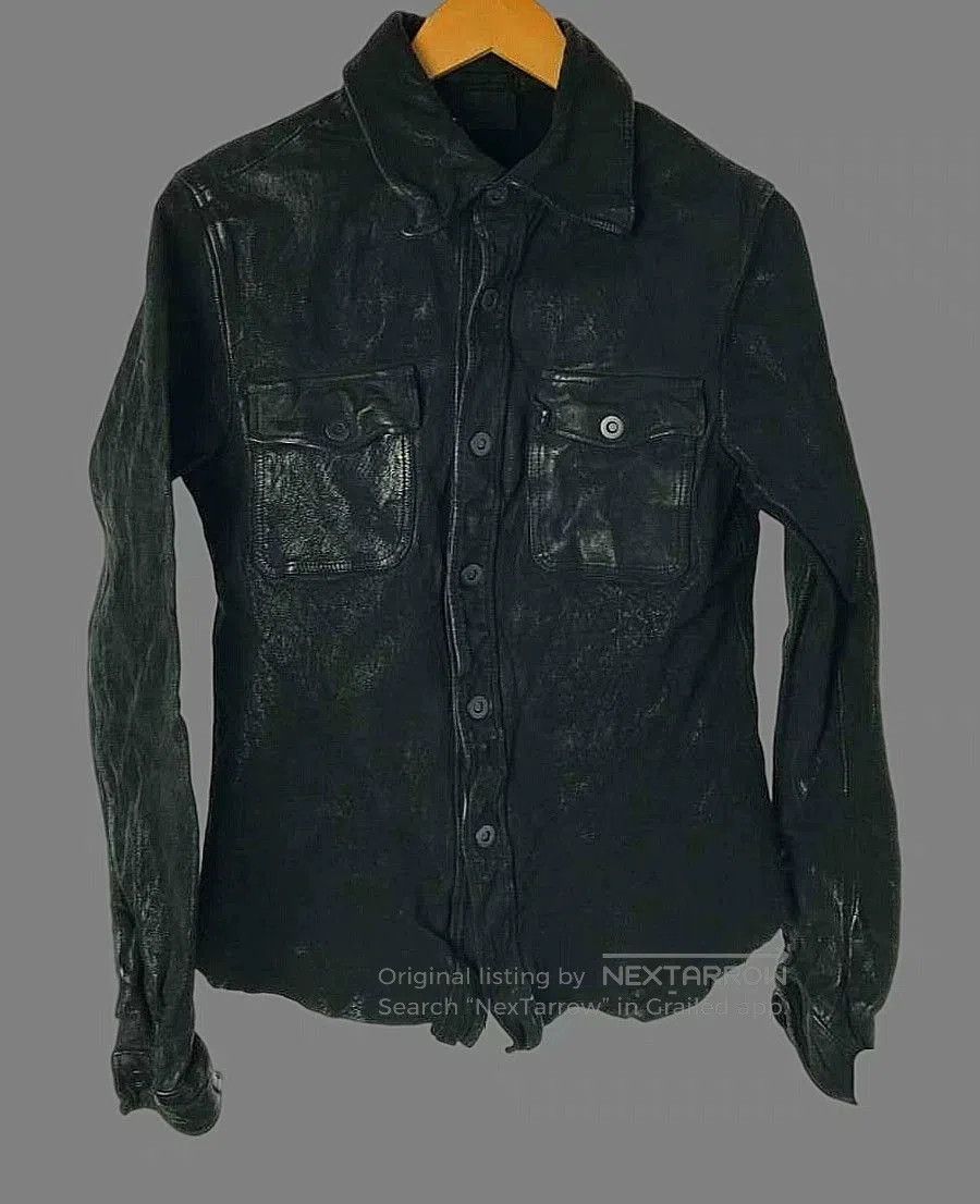 Santacroce Santacroce Washed Vintage Wild Cowhide Leather Jacket. Size US M / EU 48-50 / 2 - 6 Thumbnail