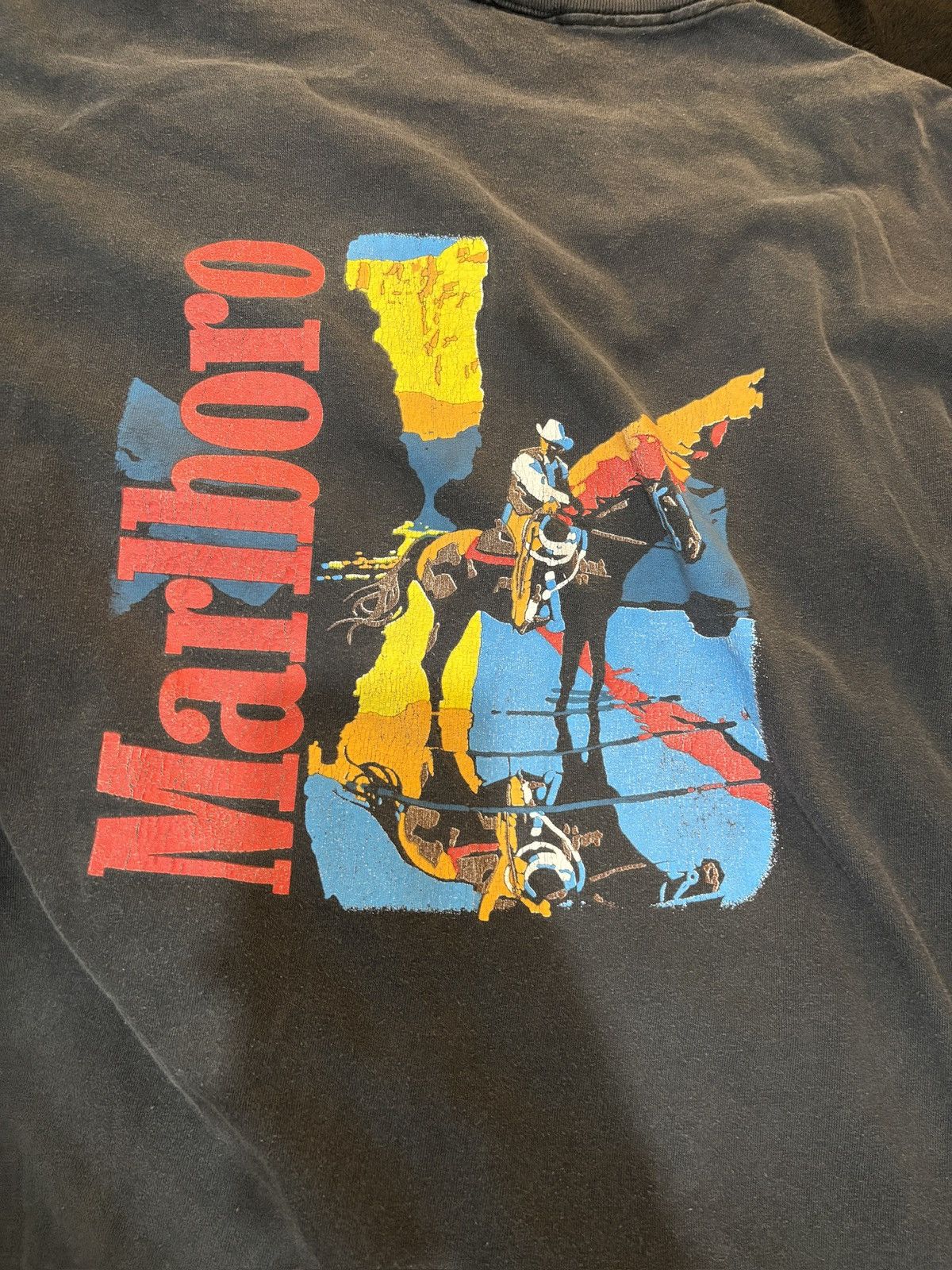 Vintage Delta X Vintage Marlboro Sport single Stitch pocket T shirt Size US XL / EU 56 / 4 - 8 Thumbnail