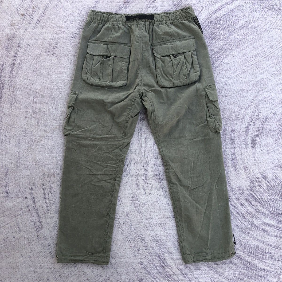 Japanese Brand Stretchable Waist Cargo Pants Suitable for outdoor Style Size US 32 / EU 48 - 9 Thumbnail